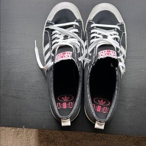 Adidas Black and White Casual Shoes